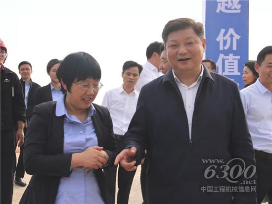 寧鄉(xiāng)市市長付旭明蒞臨星邦重工二期項目考察指導(dǎo)