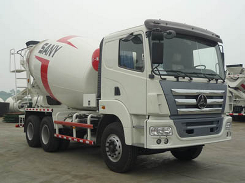 三一重工SY5250GJB48方/歐Ⅲ(日野/灘柴發(fā)動機)攪拌車