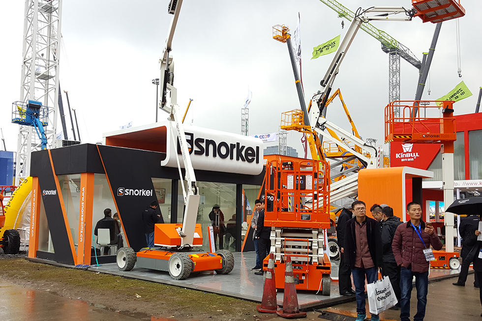Bauma China 2016——美國(guó)Snorkel 高空作業(yè)平臺(tái)-普雷斯特機(jī)械設(shè)備(北京)有限公司