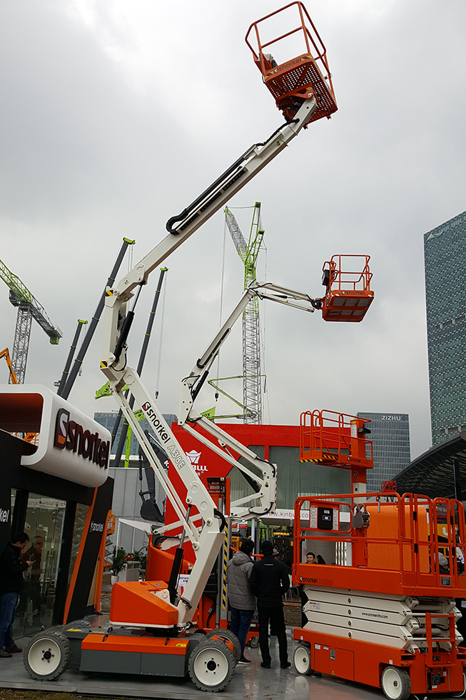 Bauma China 2016——美國(guó)Snorkel 高空作業(yè)平臺(tái)-普雷斯特機(jī)械設(shè)備(北京)有限公司