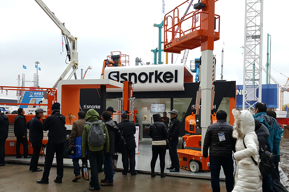 Bauma China 2016——美國(guó)Snorkel 高空作業(yè)平臺(tái)-普雷斯特機(jī)械設(shè)備(北京)有限公司