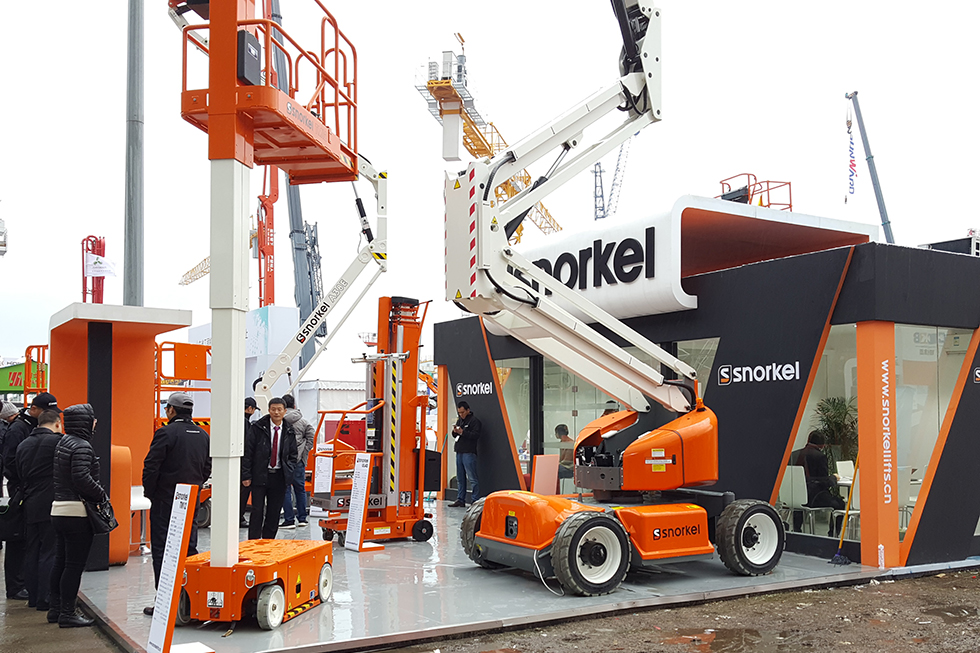 Bauma China 2016——美國(guó)Snorkel 高空作業(yè)平臺(tái)-普雷斯特機(jī)械設(shè)備(北京)有限公司