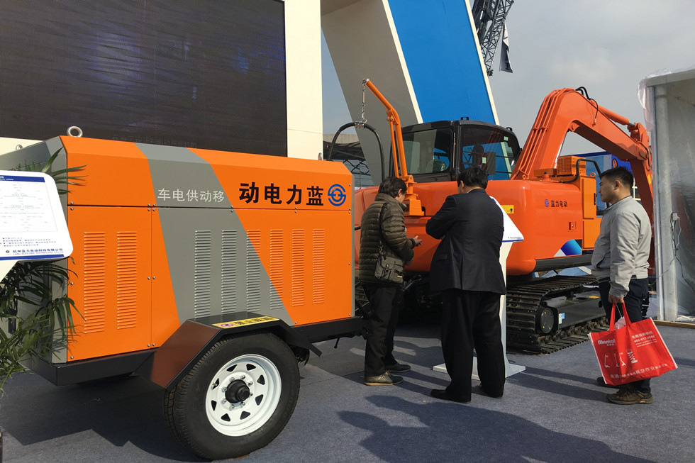 Bauma China 2016——杭州藍(lán)力電動(dòng)科技有限公司展臺(tái)風(fēng)采
