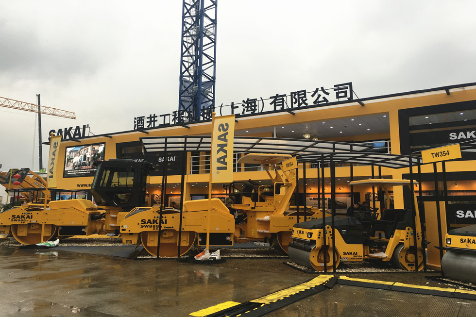 Bauma China 2016——酒井工程機械(上海)有限公司展臺風(fēng)采
