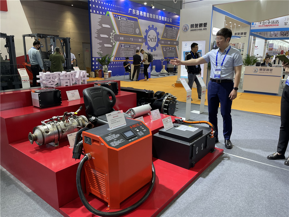 2023長(zhǎng)沙國(guó)際工程機(jī)械展覽會(huì)展臺(tái)風(fēng)采：合力叉車