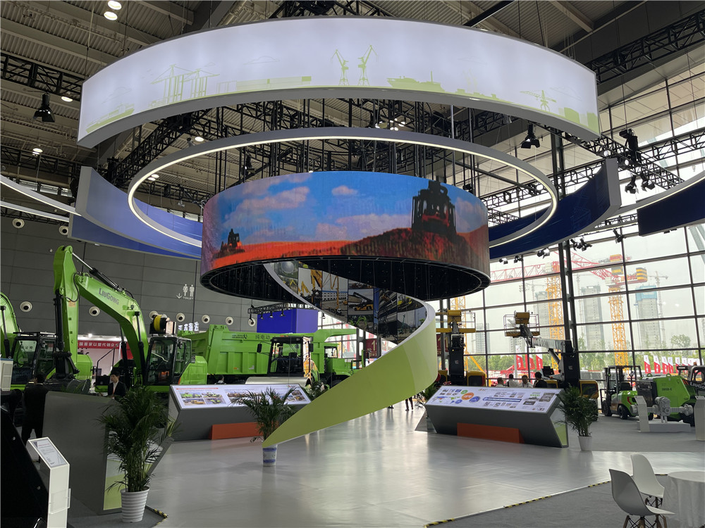 2023長沙國際工程機(jī)械展覽會(huì)展臺(tái)風(fēng)采：柳工