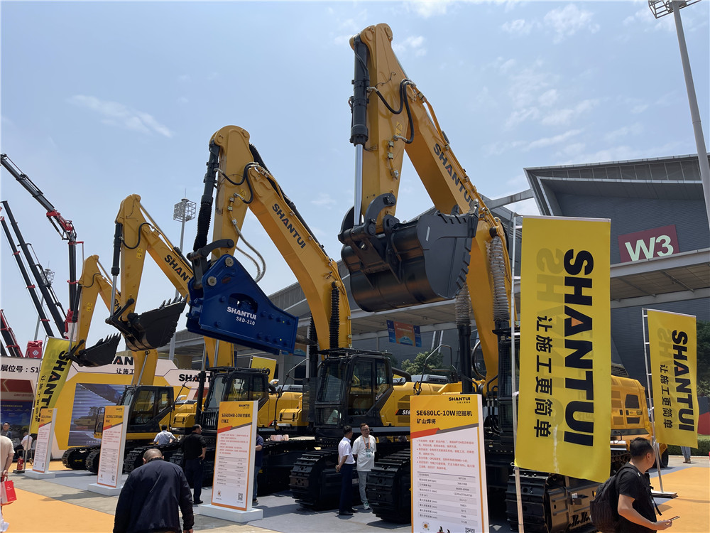 2023長沙國際工程機(jī)械展覽會(huì)展臺(tái)風(fēng)采：山推