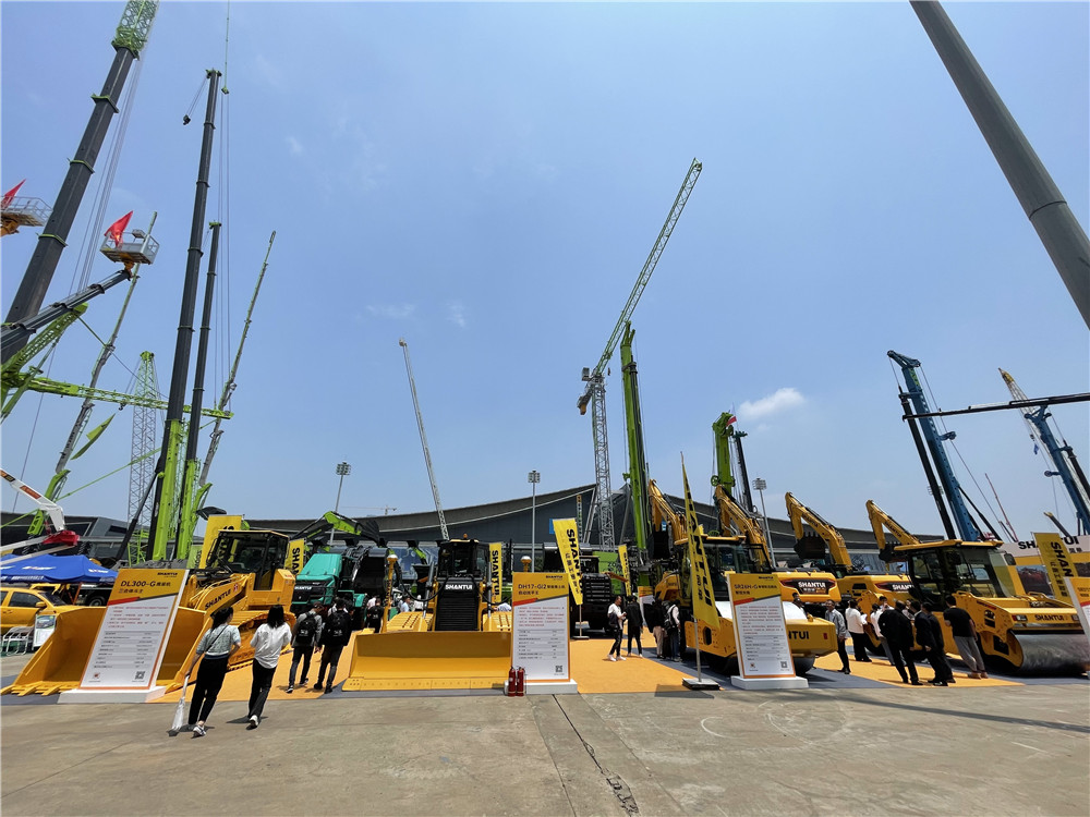 2023長沙國際工程機(jī)械展覽會(huì)展臺(tái)風(fēng)采：山推