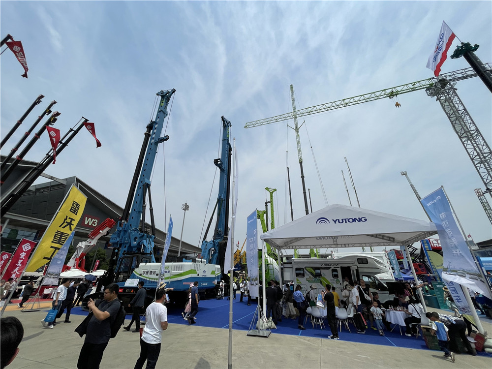 2023長沙國際工程機(jī)械展覽會展臺風(fēng)采：宇通重裝