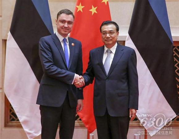 李克強(qiáng)會見愛沙尼亞總理