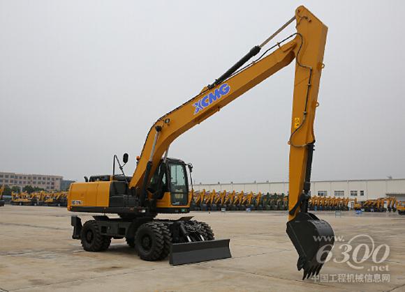 徐工XE210WLL加長臂輪式<a href=http://product.d1cm.com/wajueji/ target=_blank>挖掘機(jī)</a>