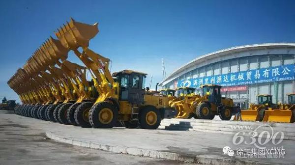 徐工百臺裝載機(jī)發(fā)往俄羅斯高寒地區(qū)