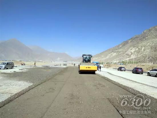 三一路機參與海拔最高環(huán)城路建設(shè)