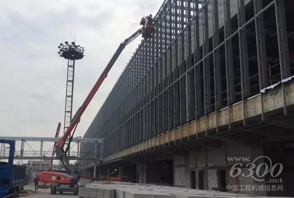 鼎力高空作業(yè)平臺助力上海虹橋機場