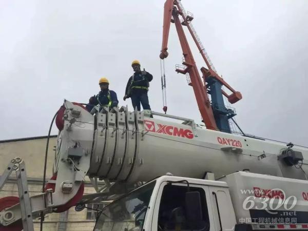 徐工集團(tuán)援助阿塞拜疆巴庫(kù)港口建設(shè)項(xiàng)目