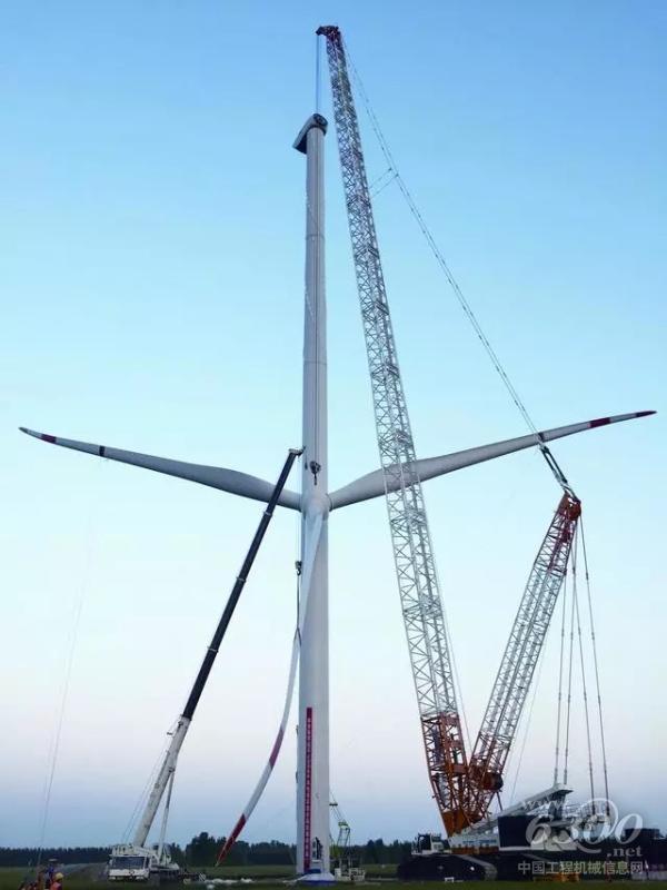 中聯(lián)重科QUY800助力臨西運河風電項目建設(shè)