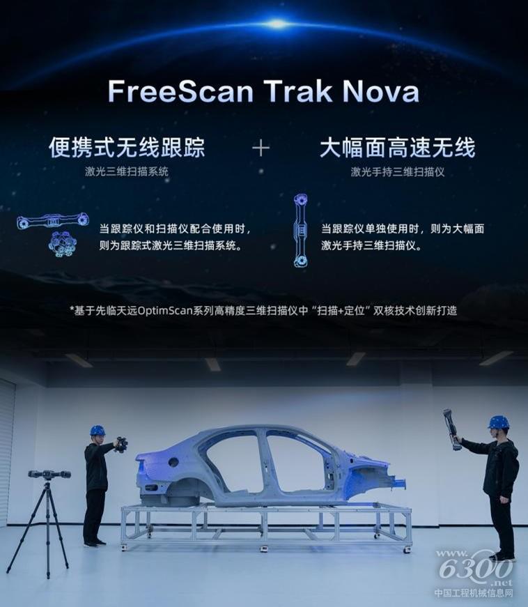 便攜跟蹤+大幅面手持激光！先臨三維推出雙核無線跟蹤激光三維掃描系統(tǒng)