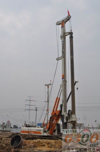 　旋挖鉆機(jī)首度亮相揭陽(yáng)普寧